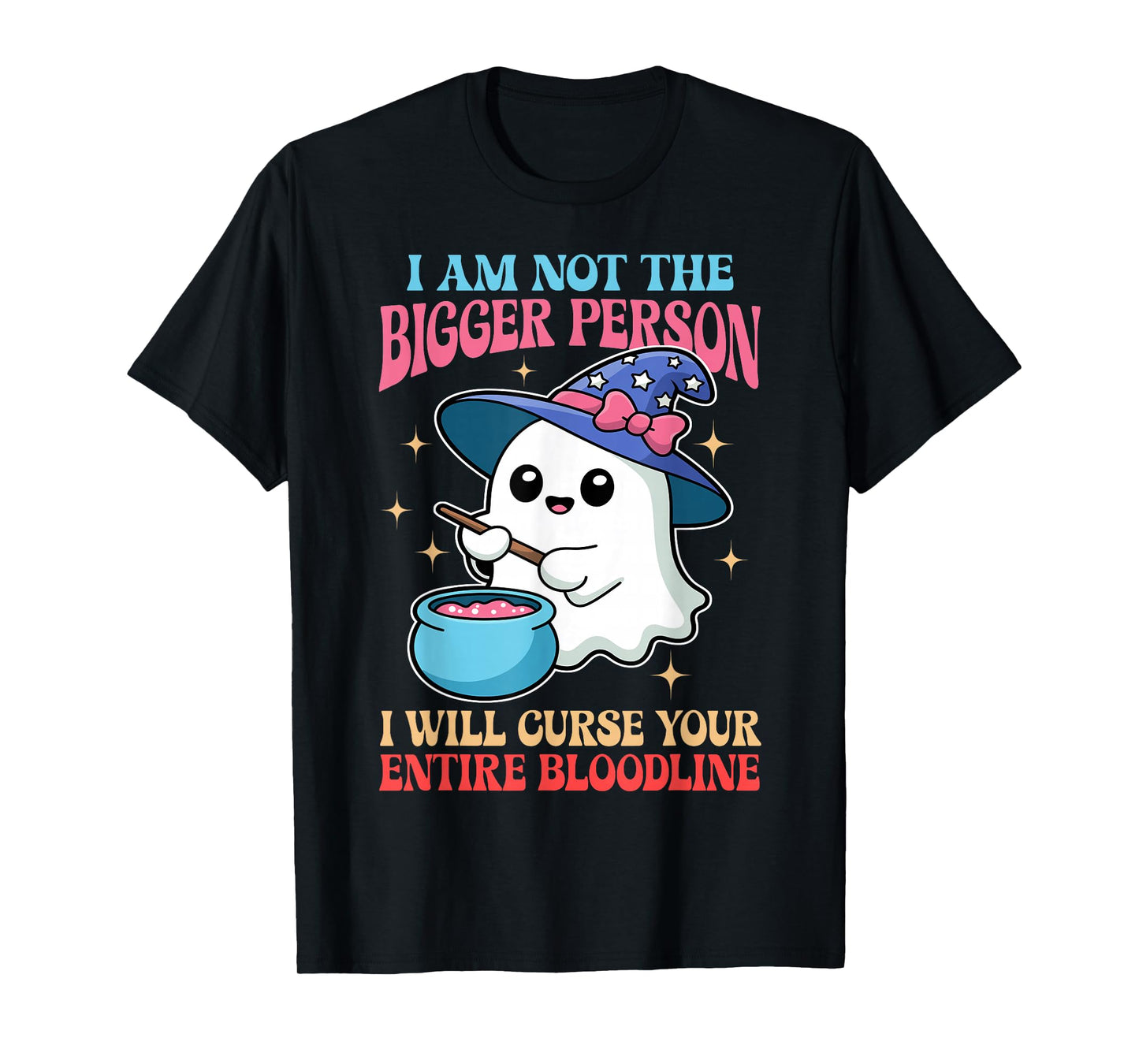 I'll Curse Your Entire Bloodline Funny Ghost Halloween T-Shirt