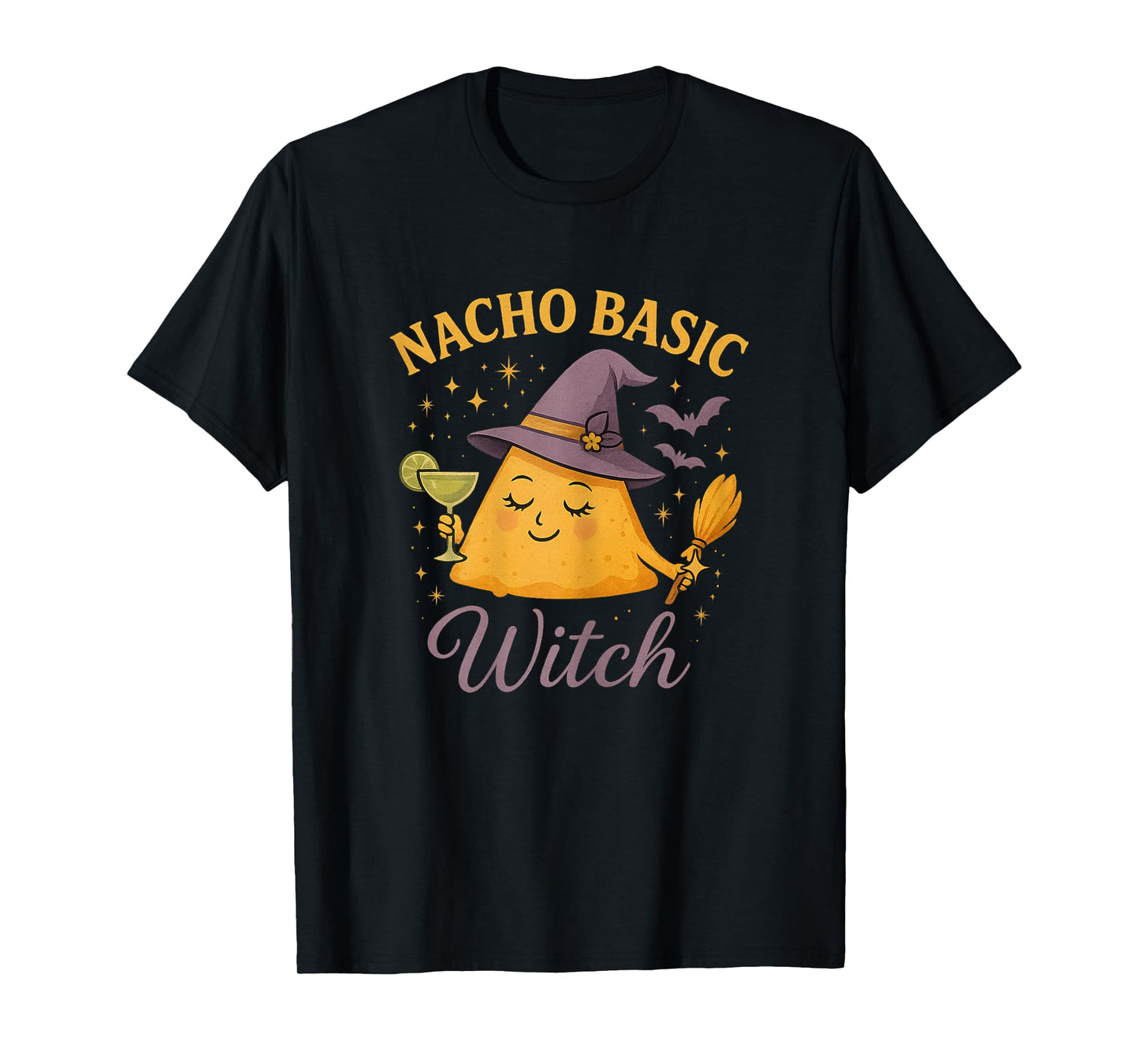 Nacho Basic Witch Halloween Pun T-Shirt