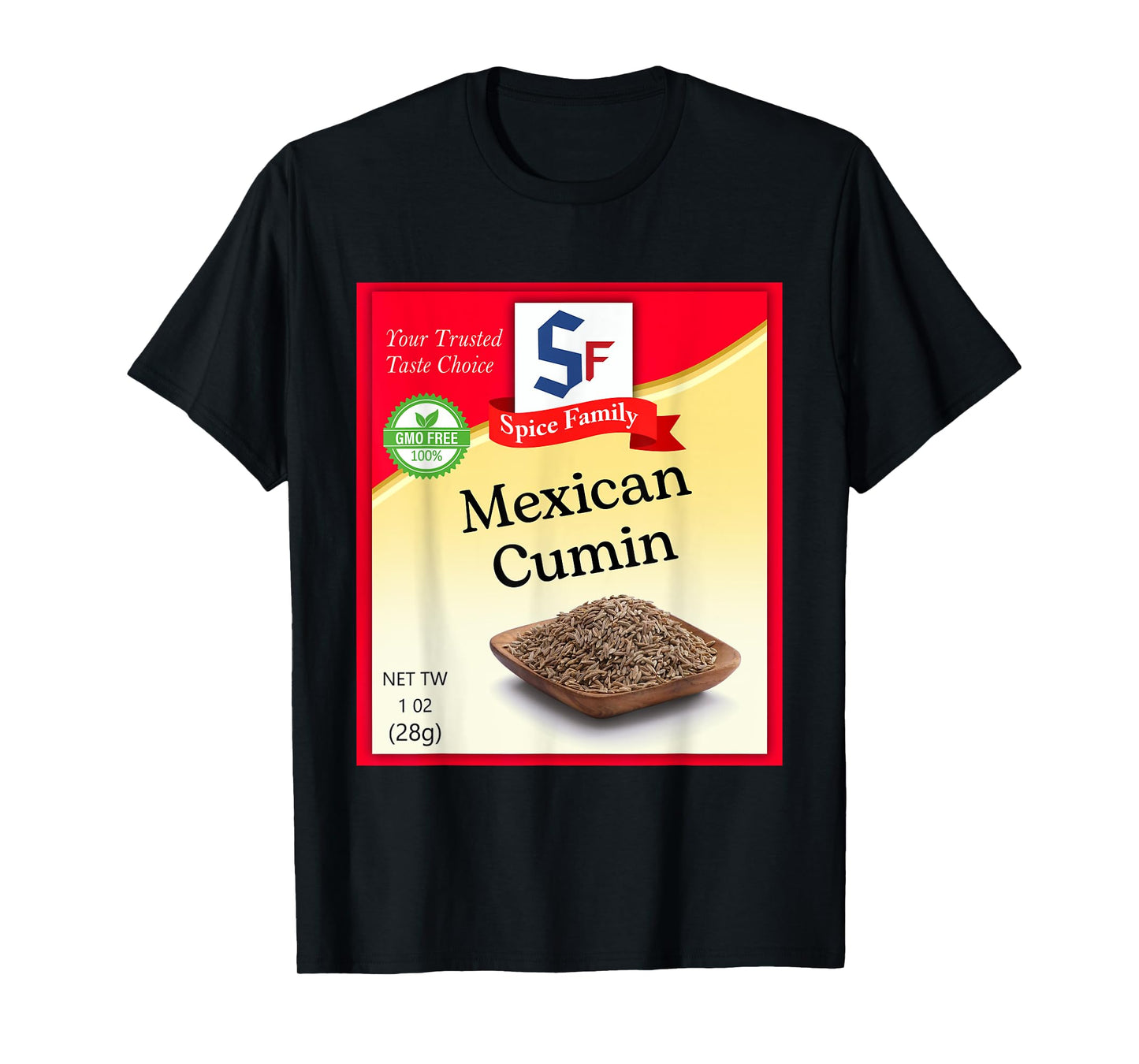 Mexican Cumin Condiment Costume Holiday Spice Costumes T-Shirt