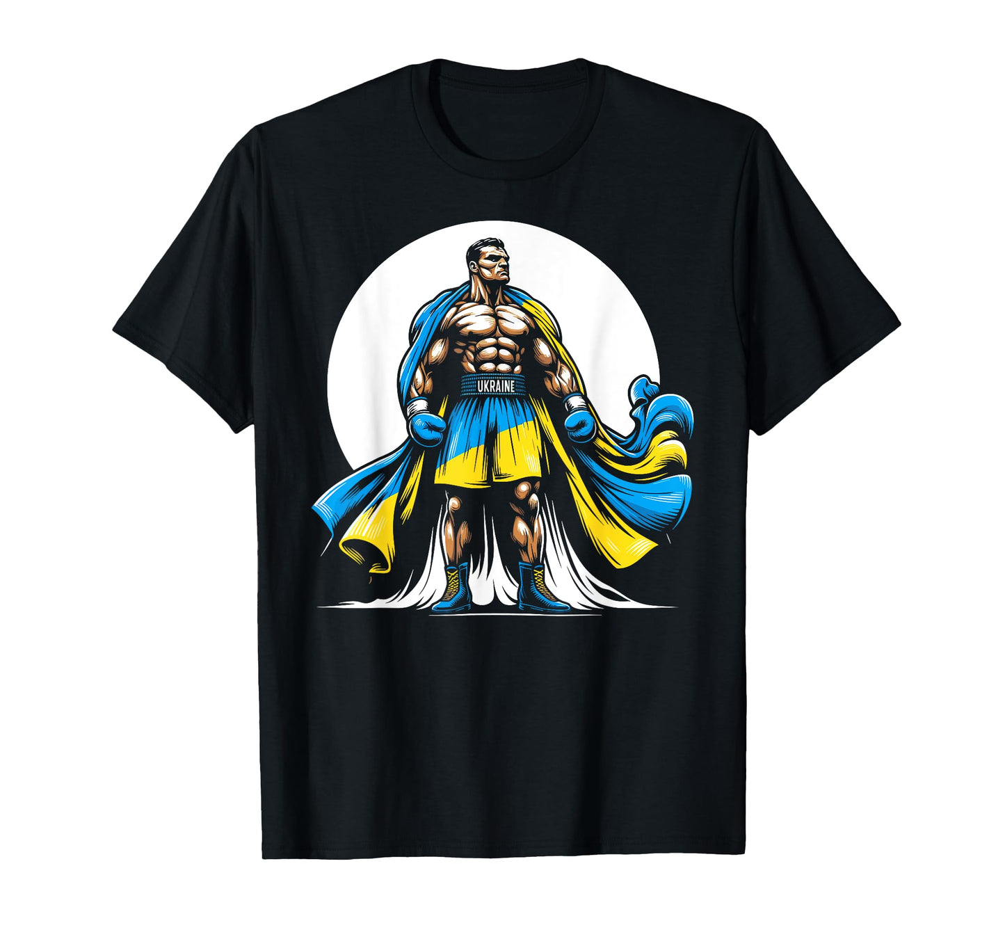 Ukrainian Boxer Patriotic Boxing Fighter Ukraine T-Shirt