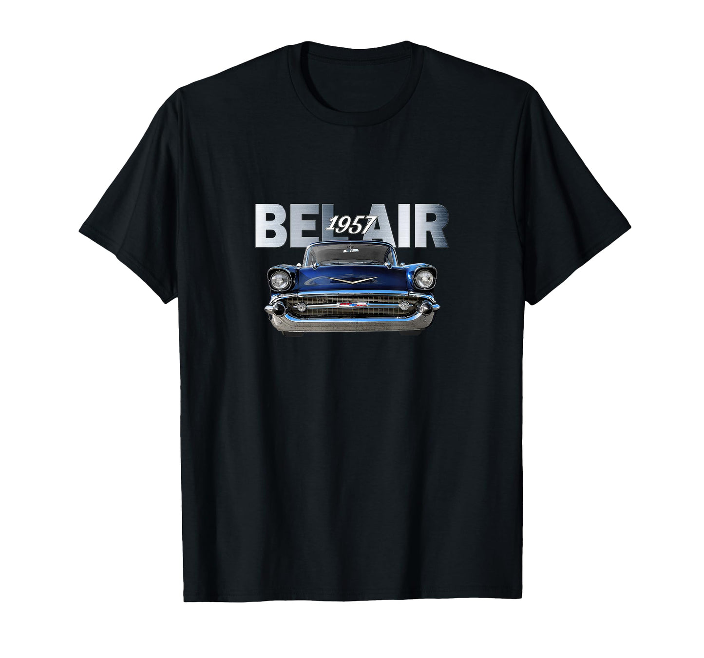 VINTAGE 1957 BEL AIR, AMERICAN, TRI-FIVE CLASSIC 50s CAR ART T-Shirt