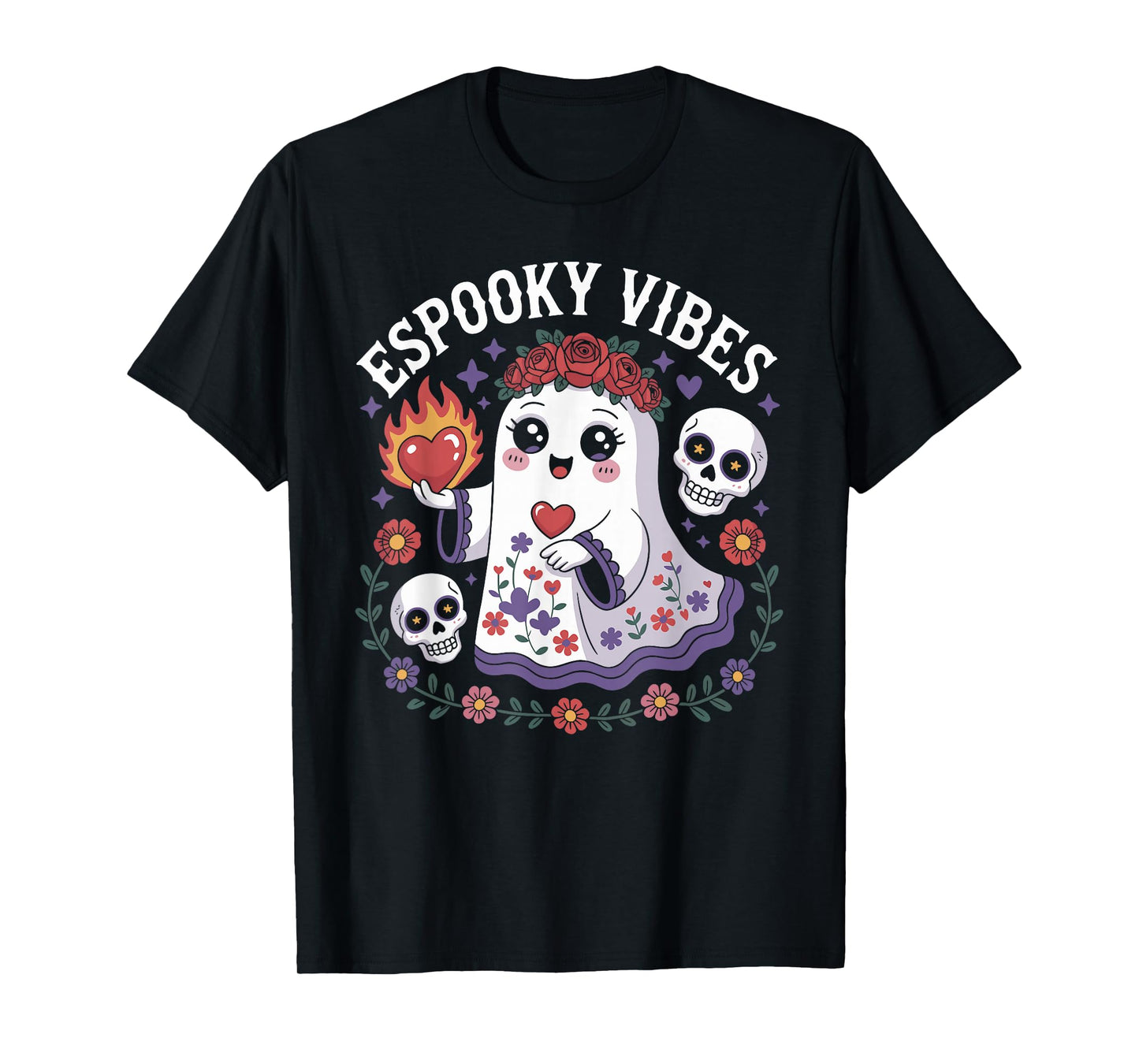ESPOOKY Vibes Halloween Design T-Shirt