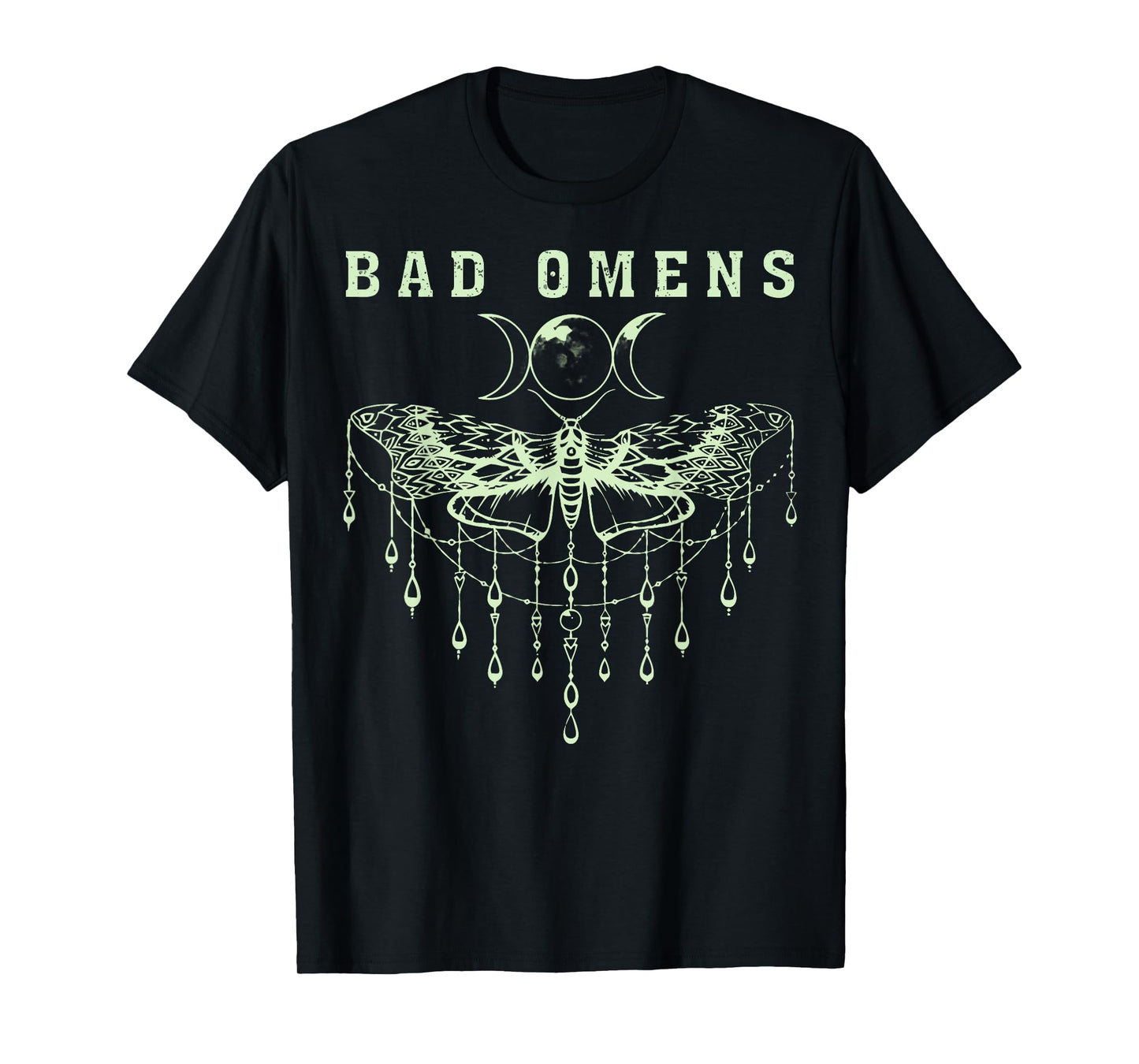Retro Vintage Bad Omens Moth For Women Men Kids Youth T-Shirt