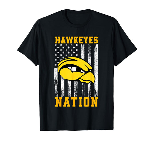 Hamilton Hawkeyes Logo Nation HS T-Shirt