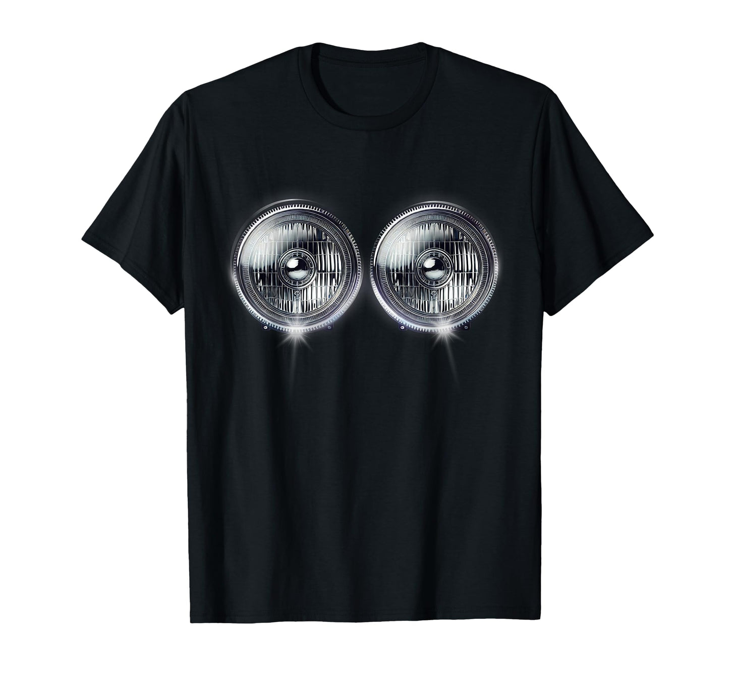 Headlights Funny Costume Tee Halloween T-Shirt