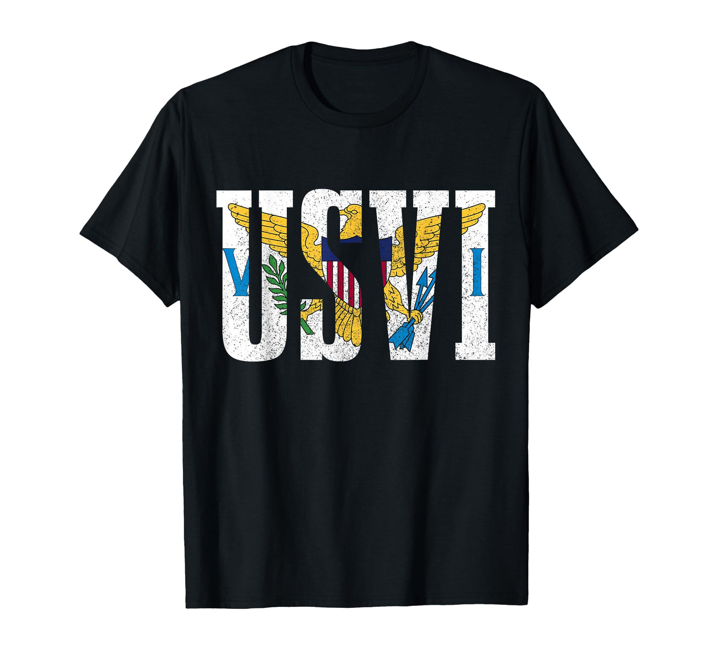 US Virgin Islands USVI Flag Pride Souvenir T-Shirt