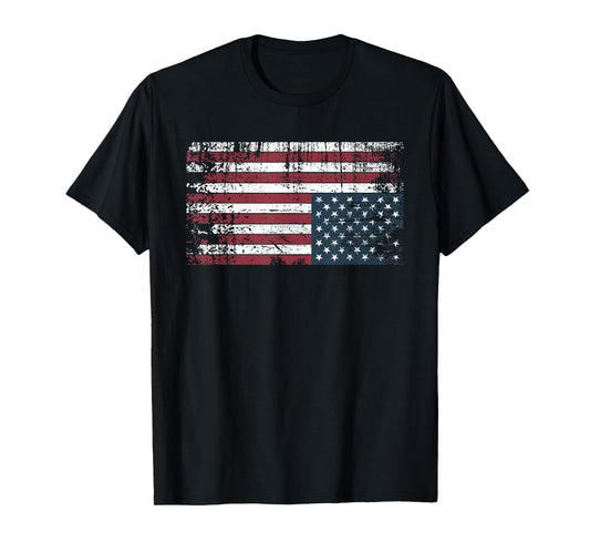 Upside down American flag, vintage upside down USA flag T-Shirt