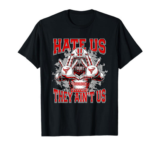 Bradford Tornadoes Logo Hate Us Cause They Ain't HS T-Shirt