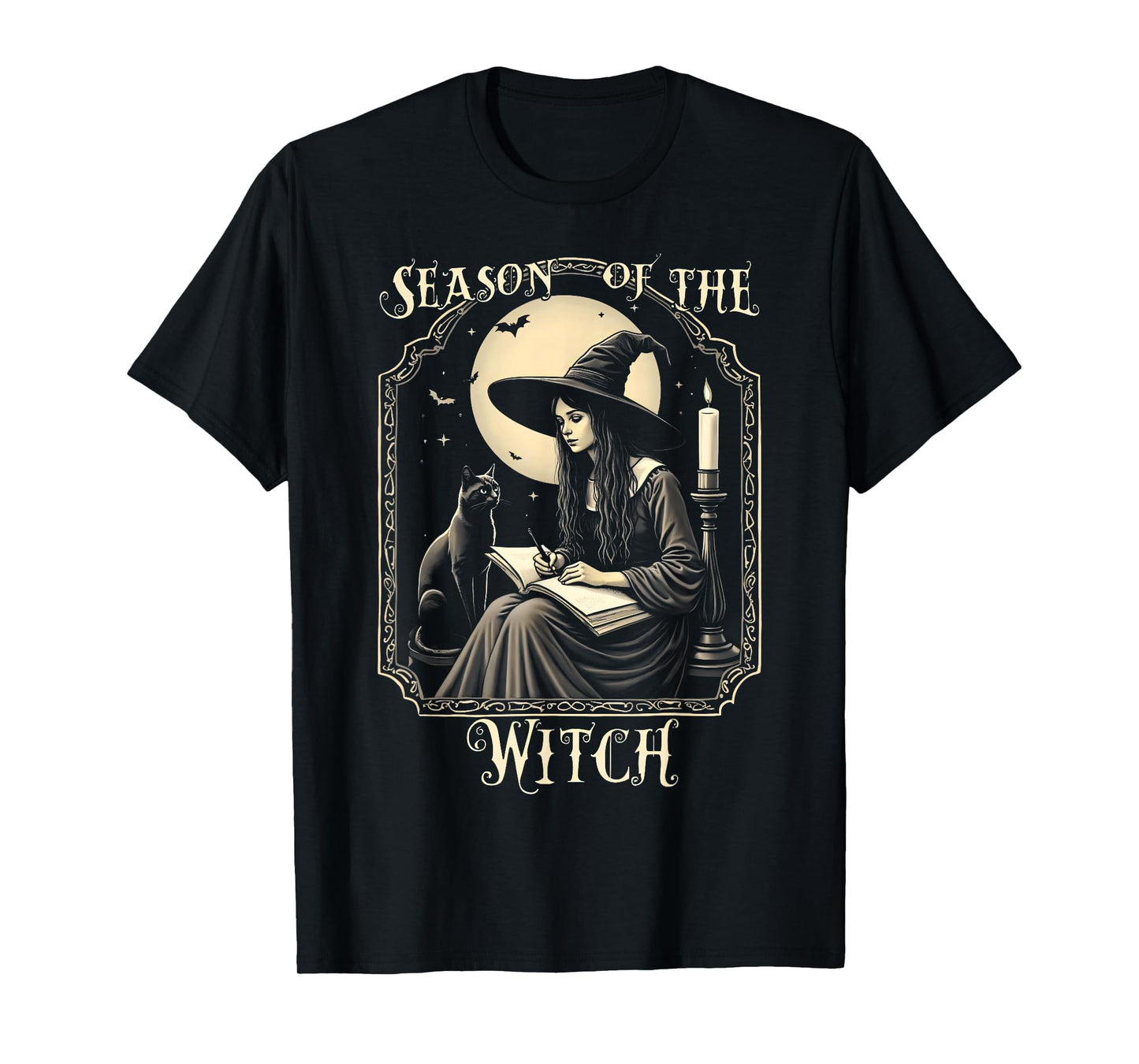 Season of The Witch Halloween Mystical Classic Party Costume T-Shirt