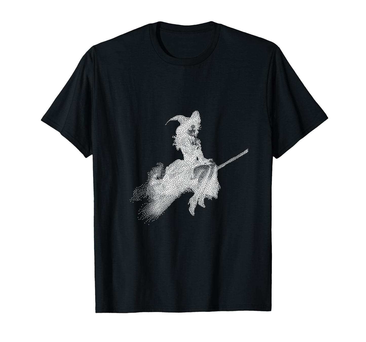 Enchanted Witch Flying Broom Halloween T-Shirt