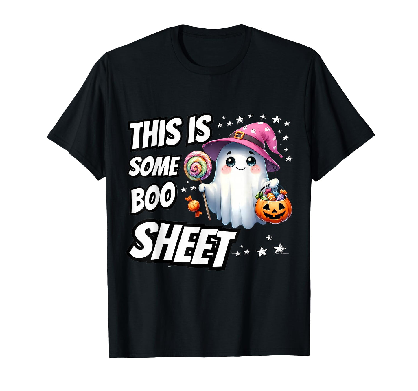 This is Some Boo Sheet Ghost Witch Funny Halloween Men Women T-Shirt