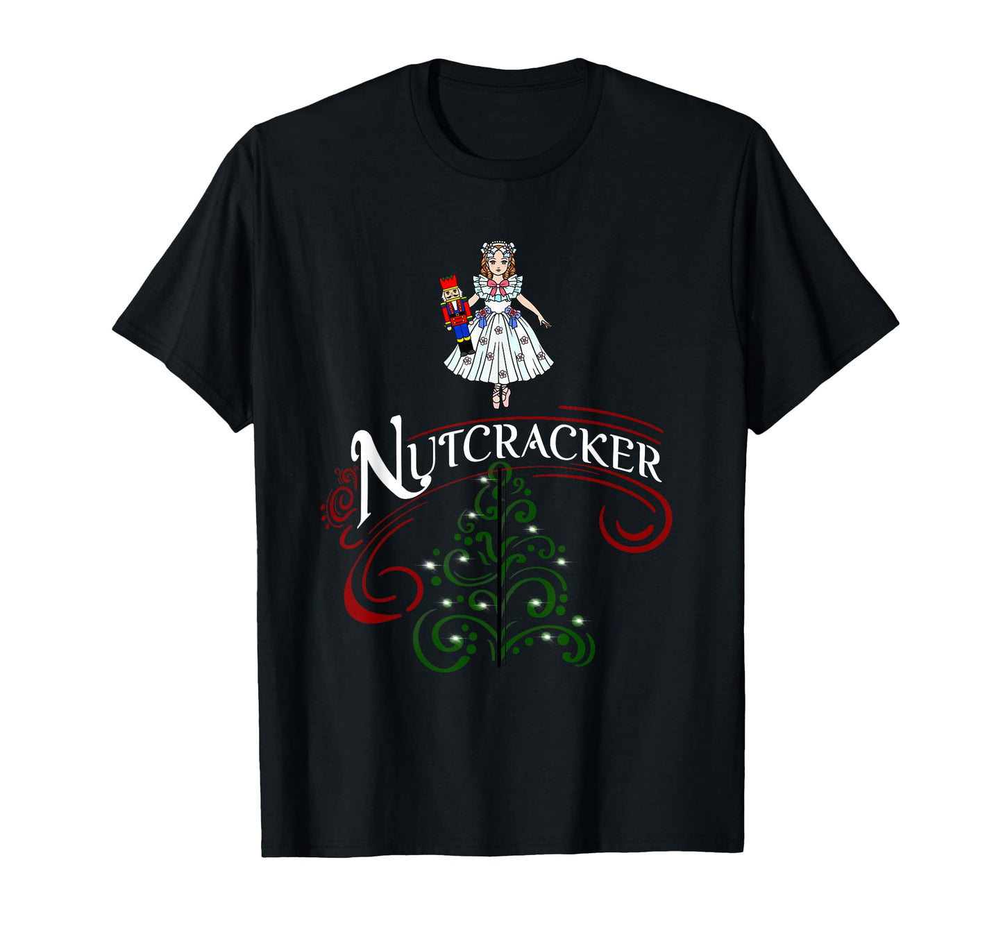 The Nutcracker Ballet Christmas Tree Holiday Dance T-Shirt
