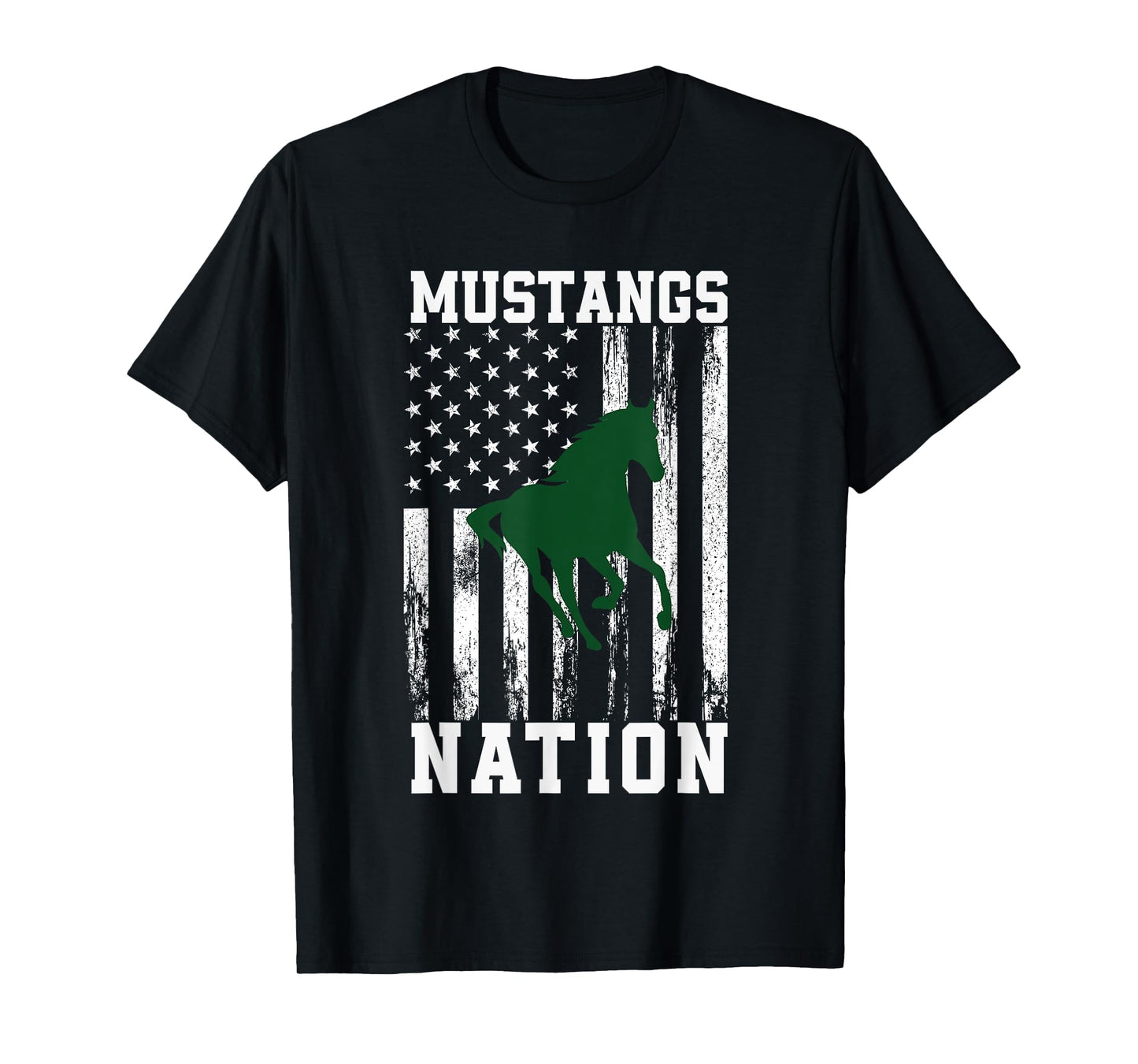 Strongsville Mustangs Logo Nation HS T-Shirt