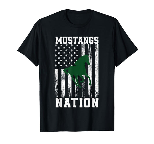 Strongsville Mustangs Logo Nation HS T-Shirt