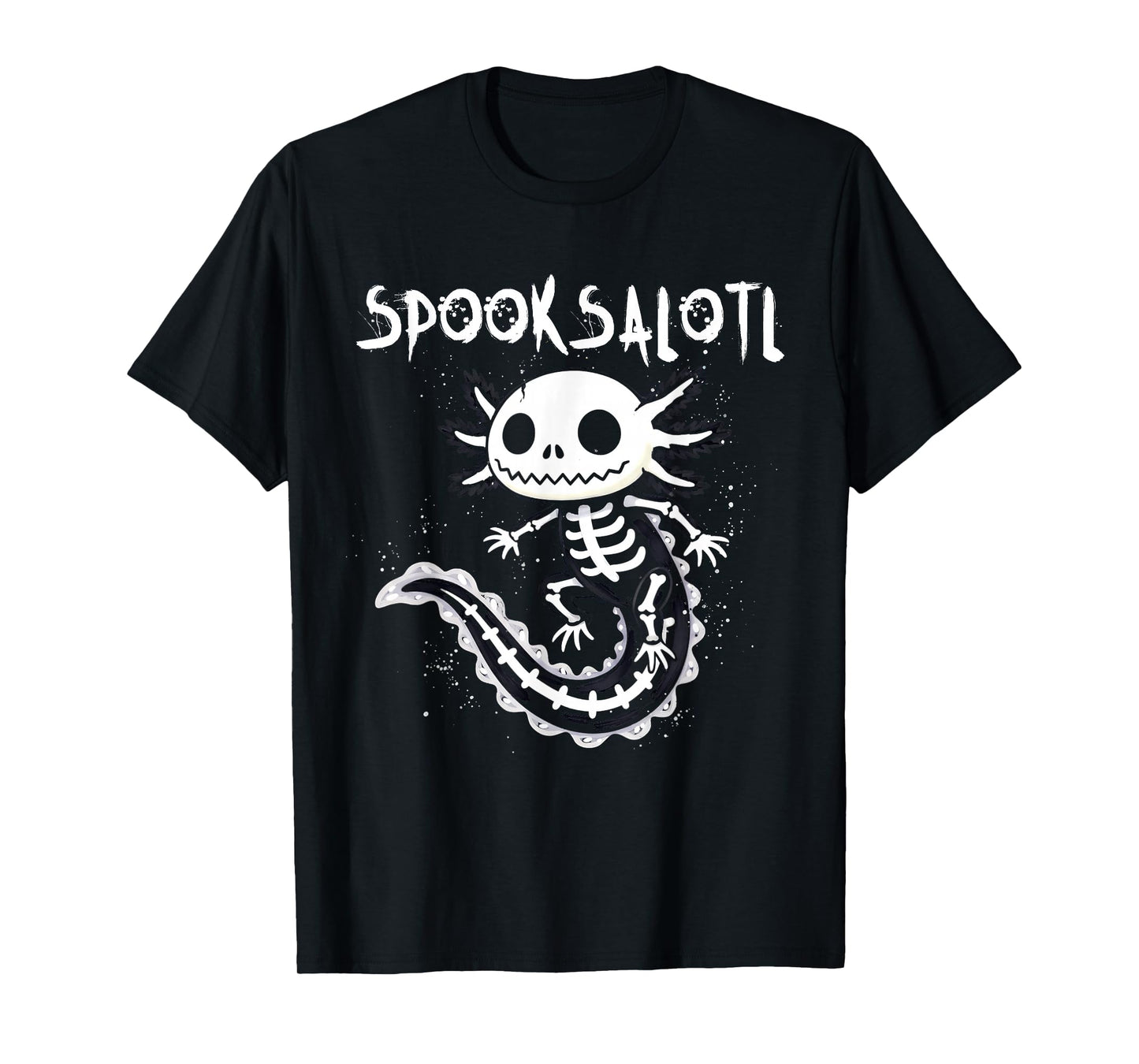 Halloween Vibes Spooky Season Axolotl Lover Spooksalotl T-Shirt