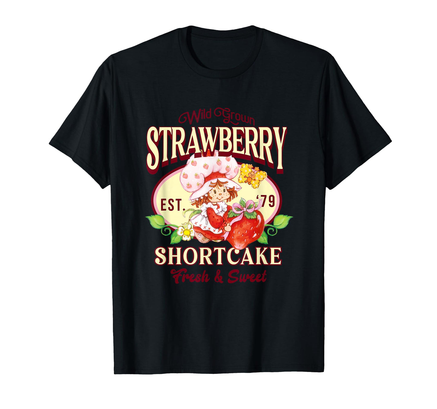 Strawberry Shortcake Vintage Wild Grown '79 Poster T-Shirt