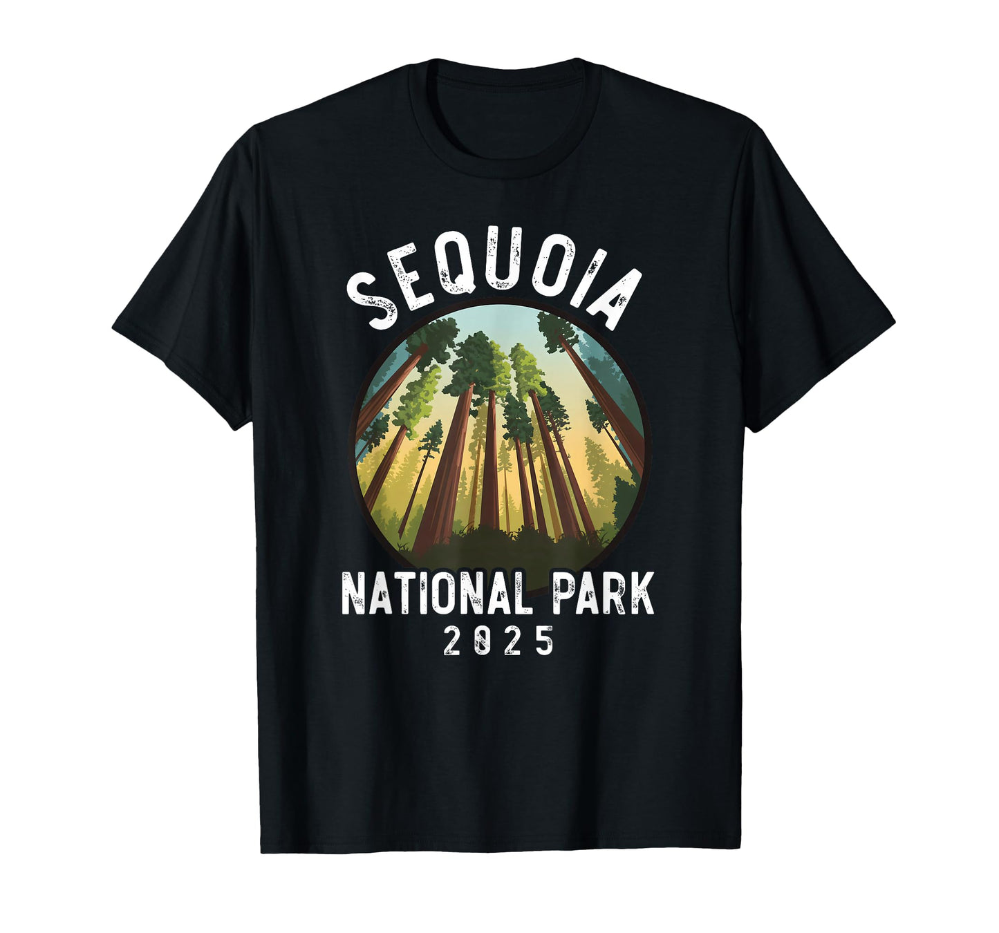 Sequoia National Park California 2025 Vintage Men Women Kids T-Shirt