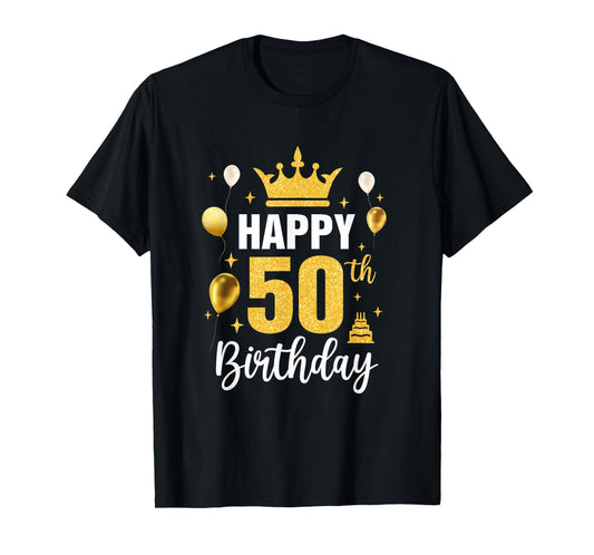 Happy 50Th Birthday Idea For 50 Years Old Man And Woman T-Shirt