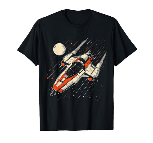 Retro Spaceship Vintage T-Shirt