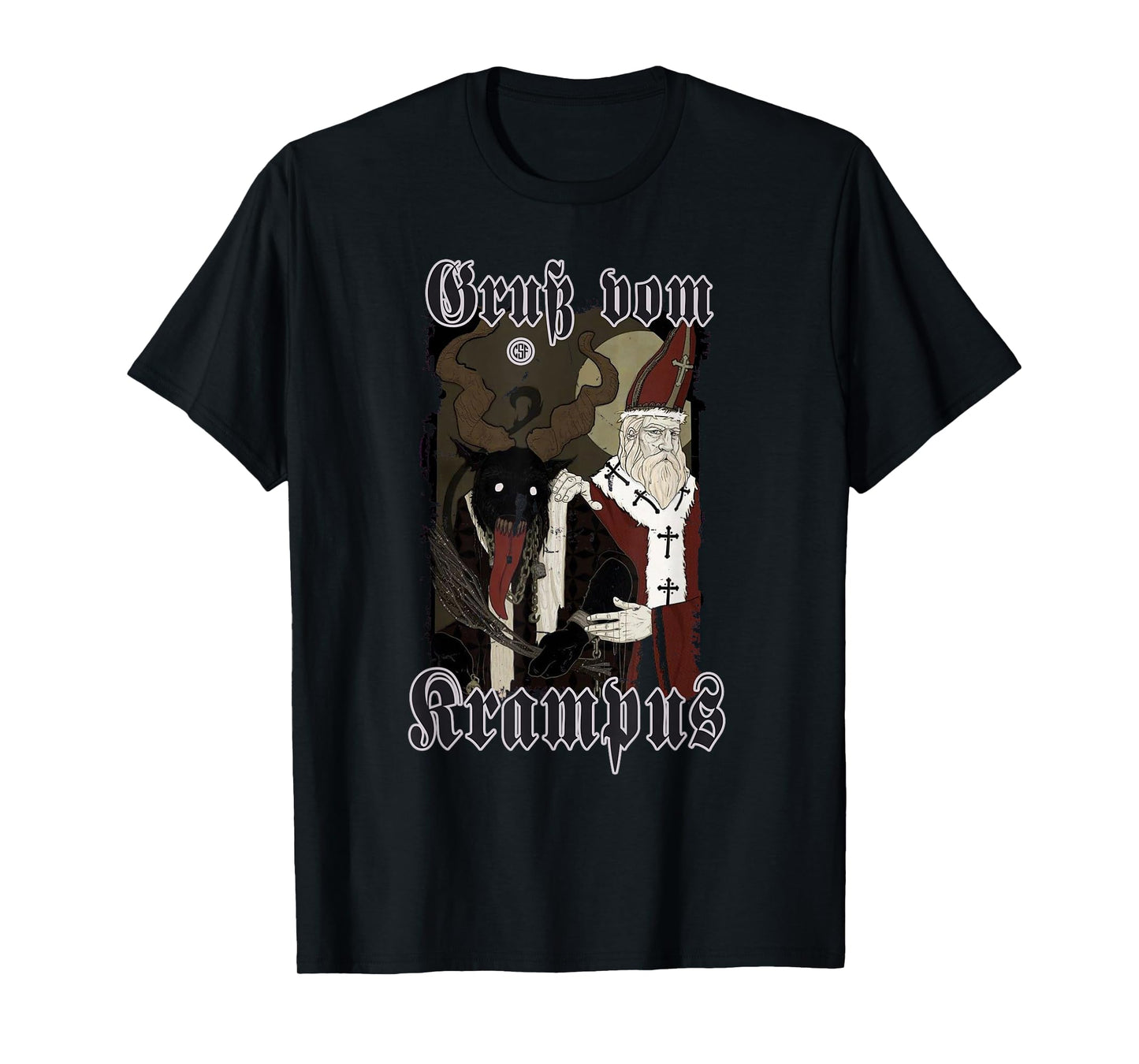 Greeting from Krampus Christmas Legend Figure T-Shirt