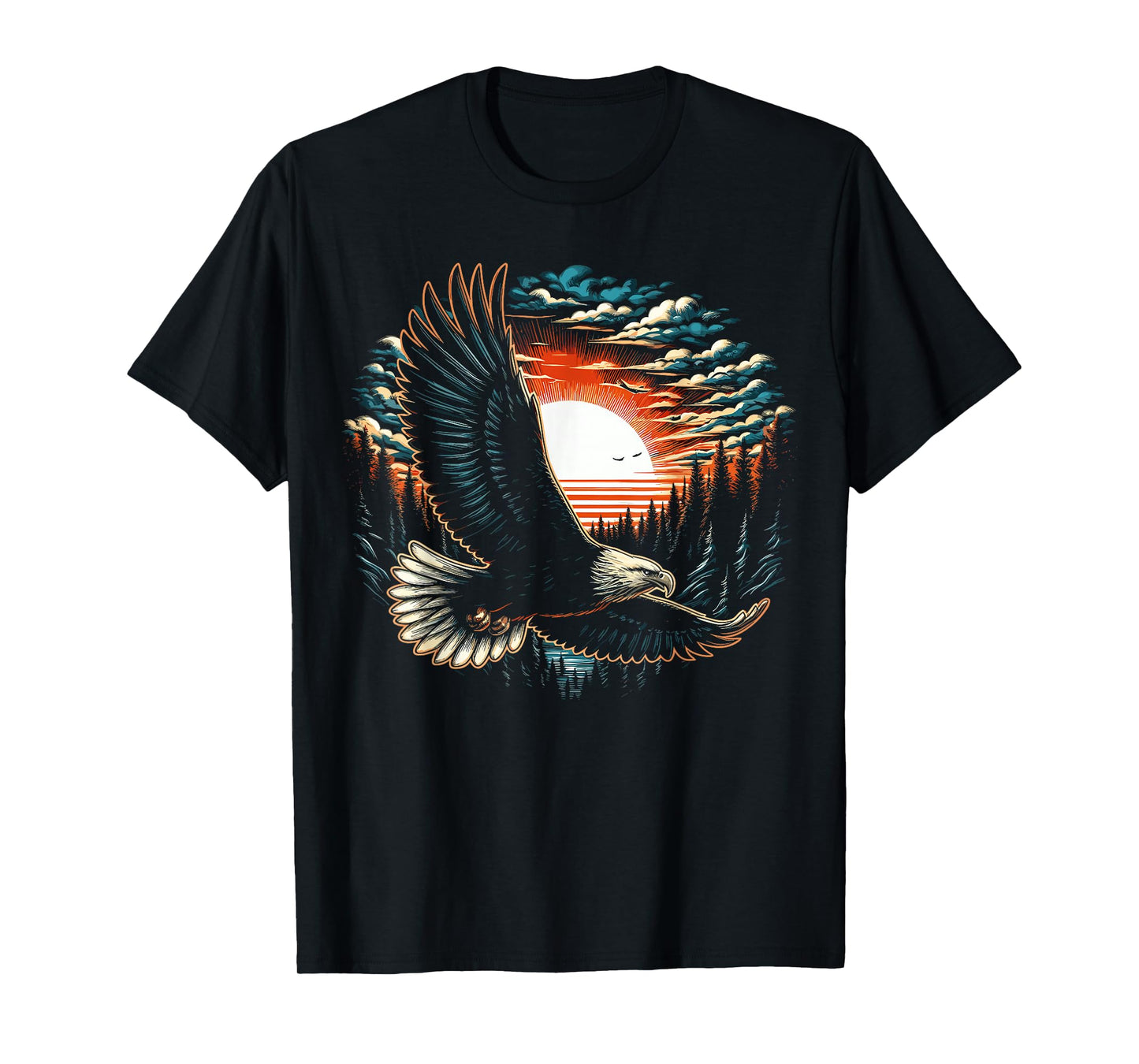 Bald Eagle Forest Animal Wildlife T-Shirt