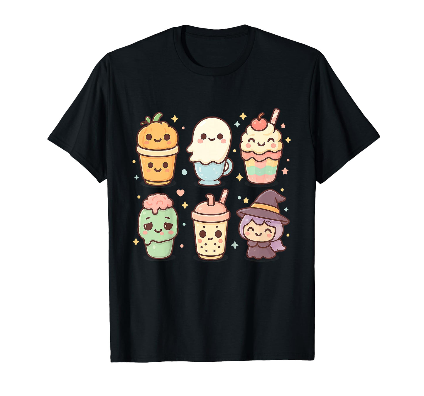 Kawaii Anime Halloween Sweet Monster Ice Cream Pops Candy T-Shirt