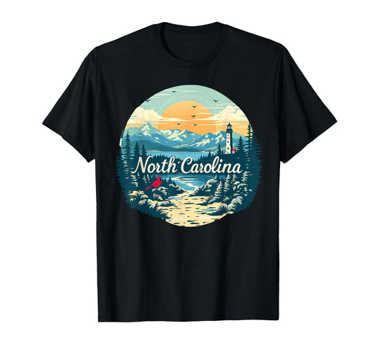 North Carolina Vintage State NC North Carolina Nature T-Shirt