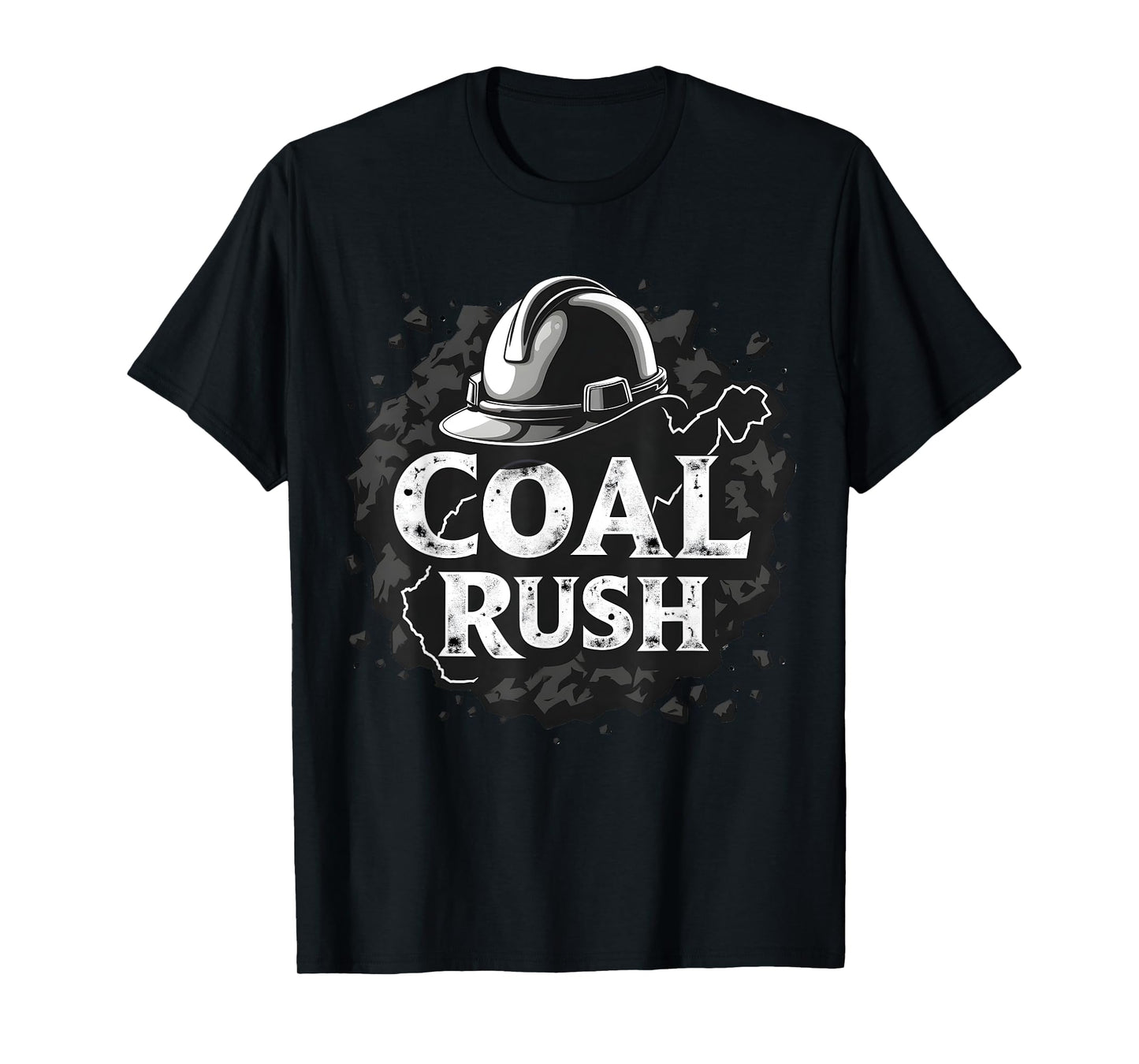 West Virginia Coal Rush Hard Hat Manufacturing Day Labor Day T-Shirt