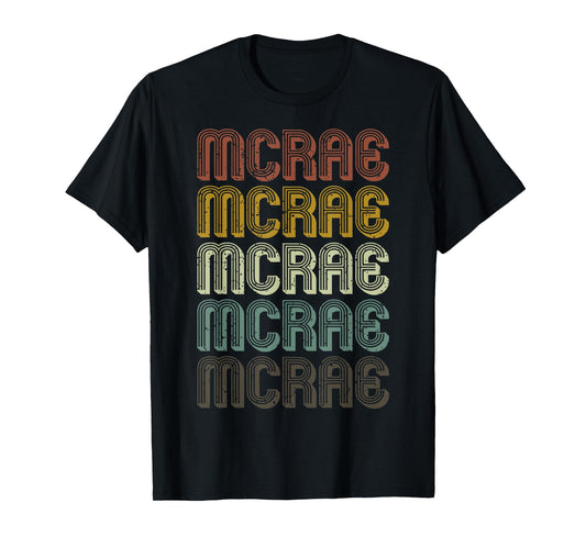 Retro Mcrae First Name Personalized Mcrae Groovy Vintage T-Shirt