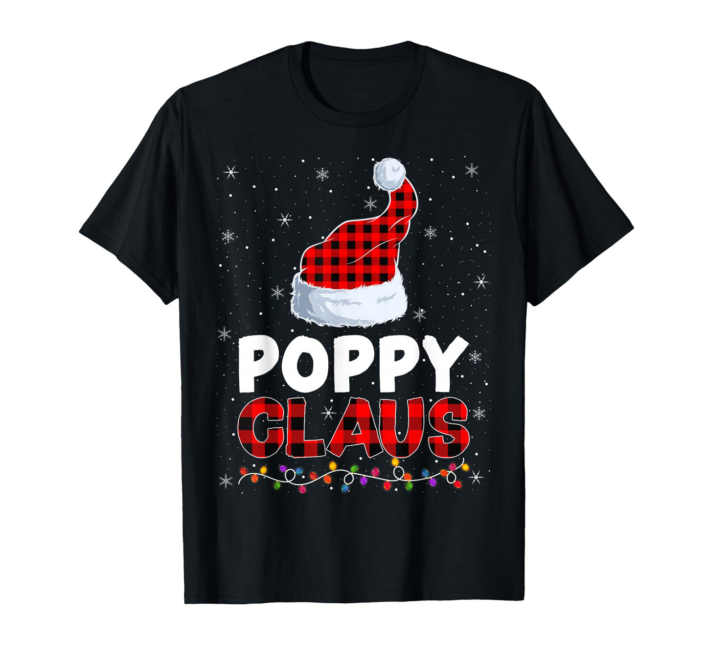 Poppy Claus Christmas Pajamas Santa Matching Family Xmas T-Shirt