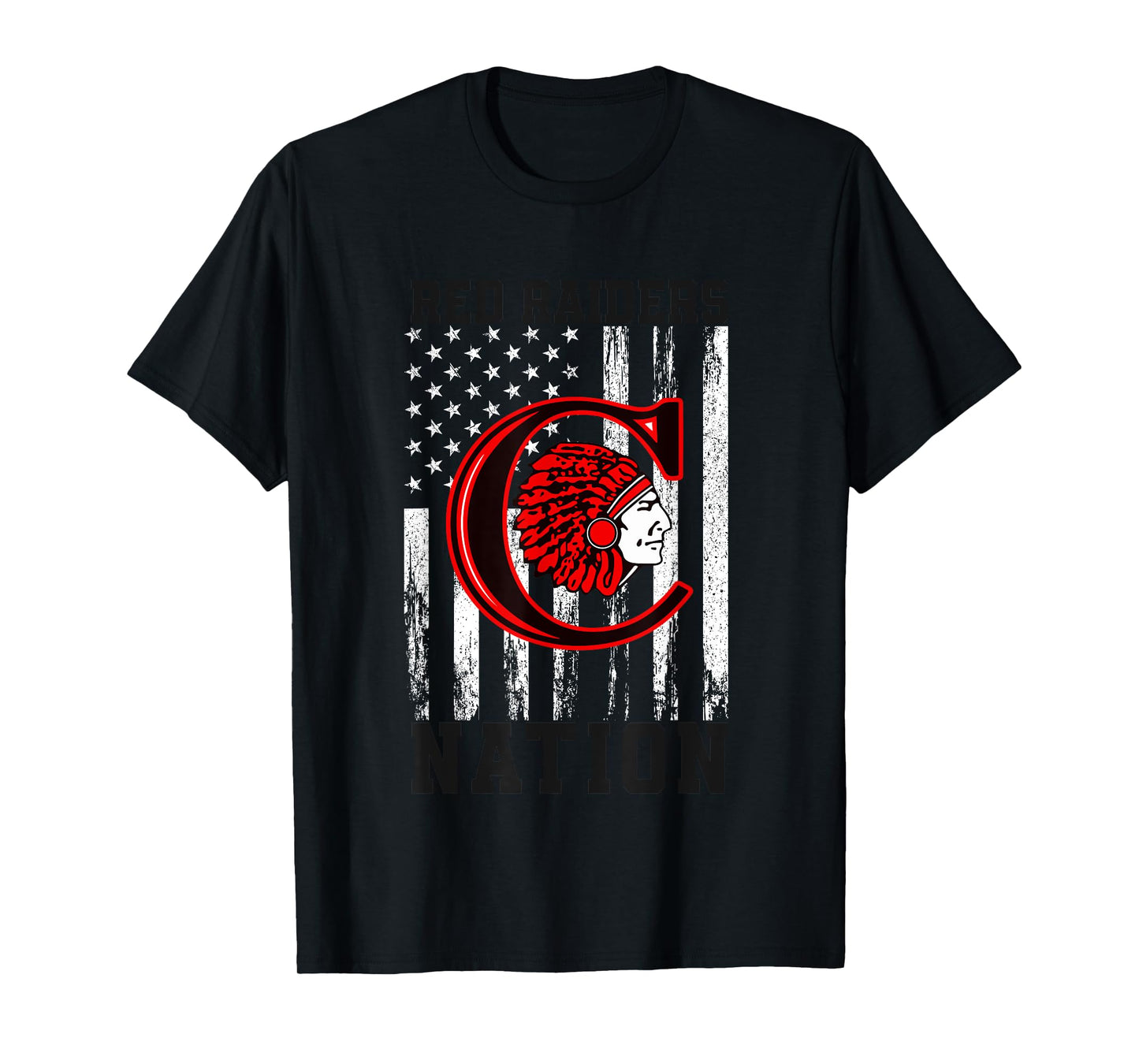 Coatesville Area Red Raiders Logo Nation HS T-Shirt