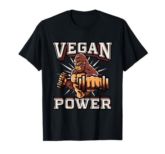 Vegan Power - Vegan & Vegetarian Workout T-Shirt