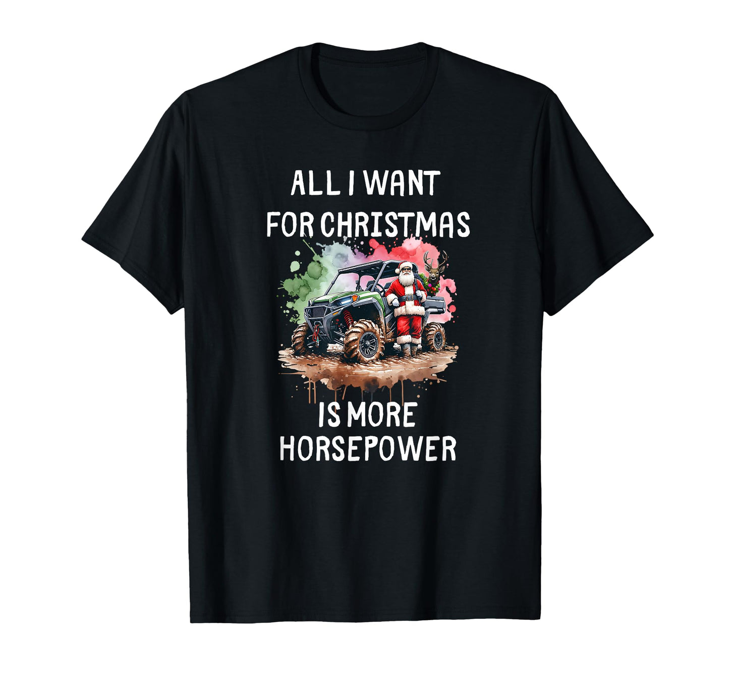 Funny SxS Life Christmas UTV Off Road Side-by-Side Riding T-Shirt
