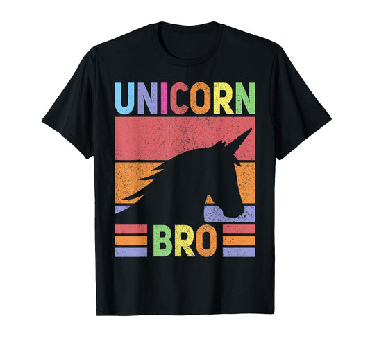 Unicorn Birthday Outfit Brother Unicorn Costume Bro Unicorn T-Shirt