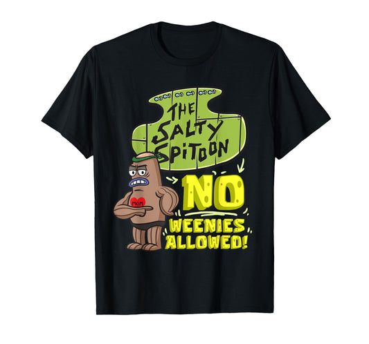 Mademark x SpongeBob SquarePants - Salty Spitoon No Weenies Allowed SpongeBob Gym Bodybuilder T-Shirt