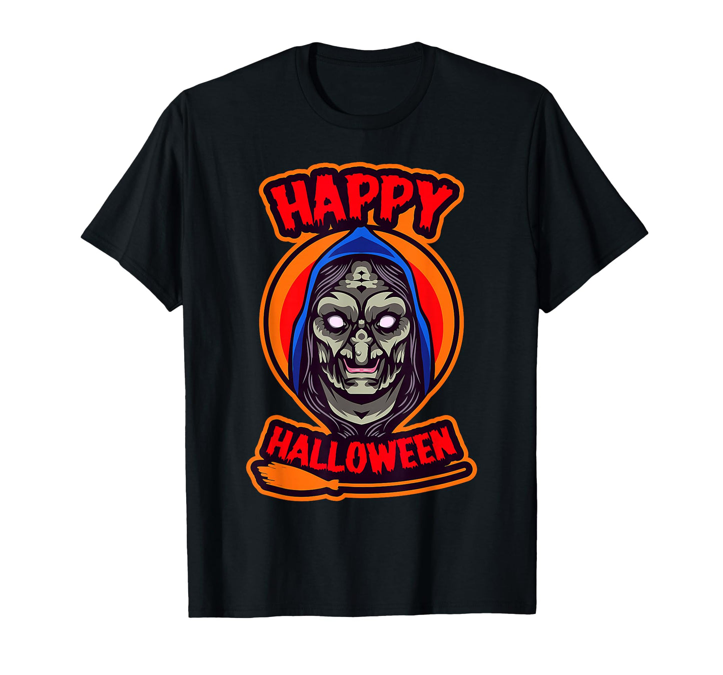 Witch Happy Halloween Costume Witches Dad Mom Kid Boys Girls T-Shirt
