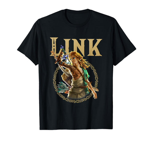 The Legend of Zelda Gold Link Hyrule Portrait T-Shirt