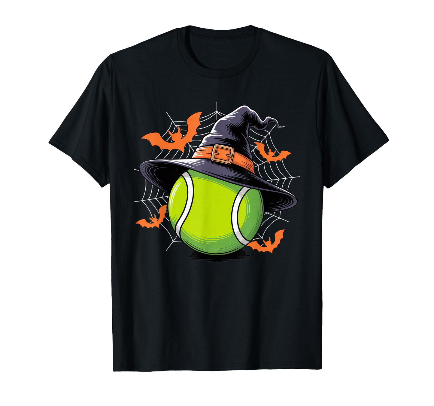 Witchy Tennis Lover Halloween Fun for Players and Fans T-Shirt