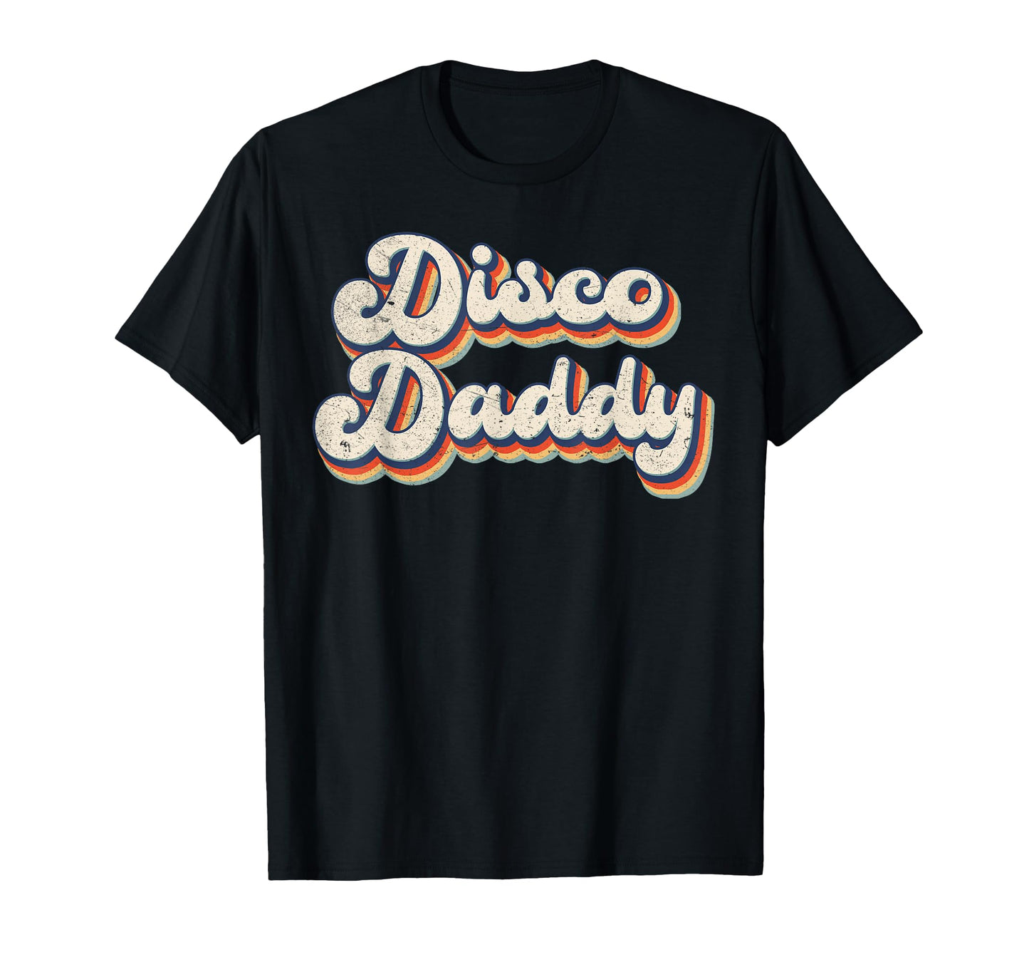Retro Disco Daddy Disco Costume 70s Vintage Men T-Shirt
