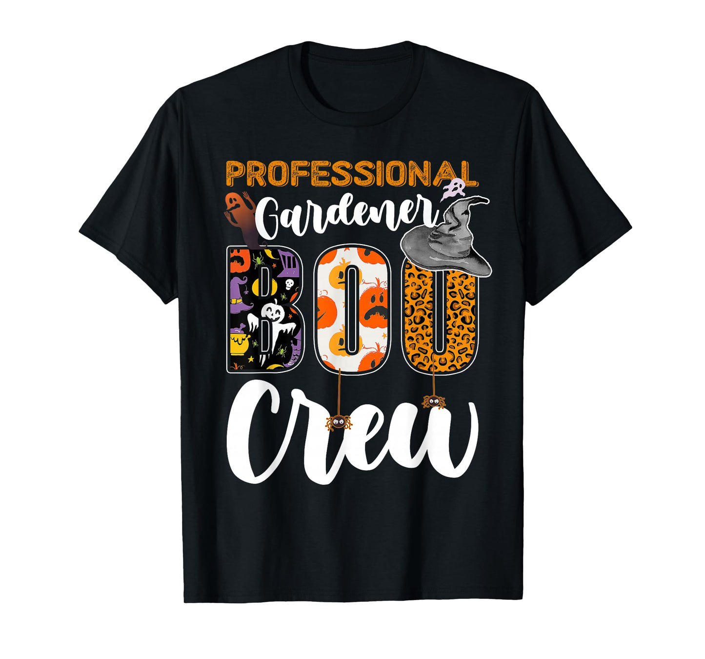Professional Gardener Boo Crew Halloween Match Grower T-Shirt