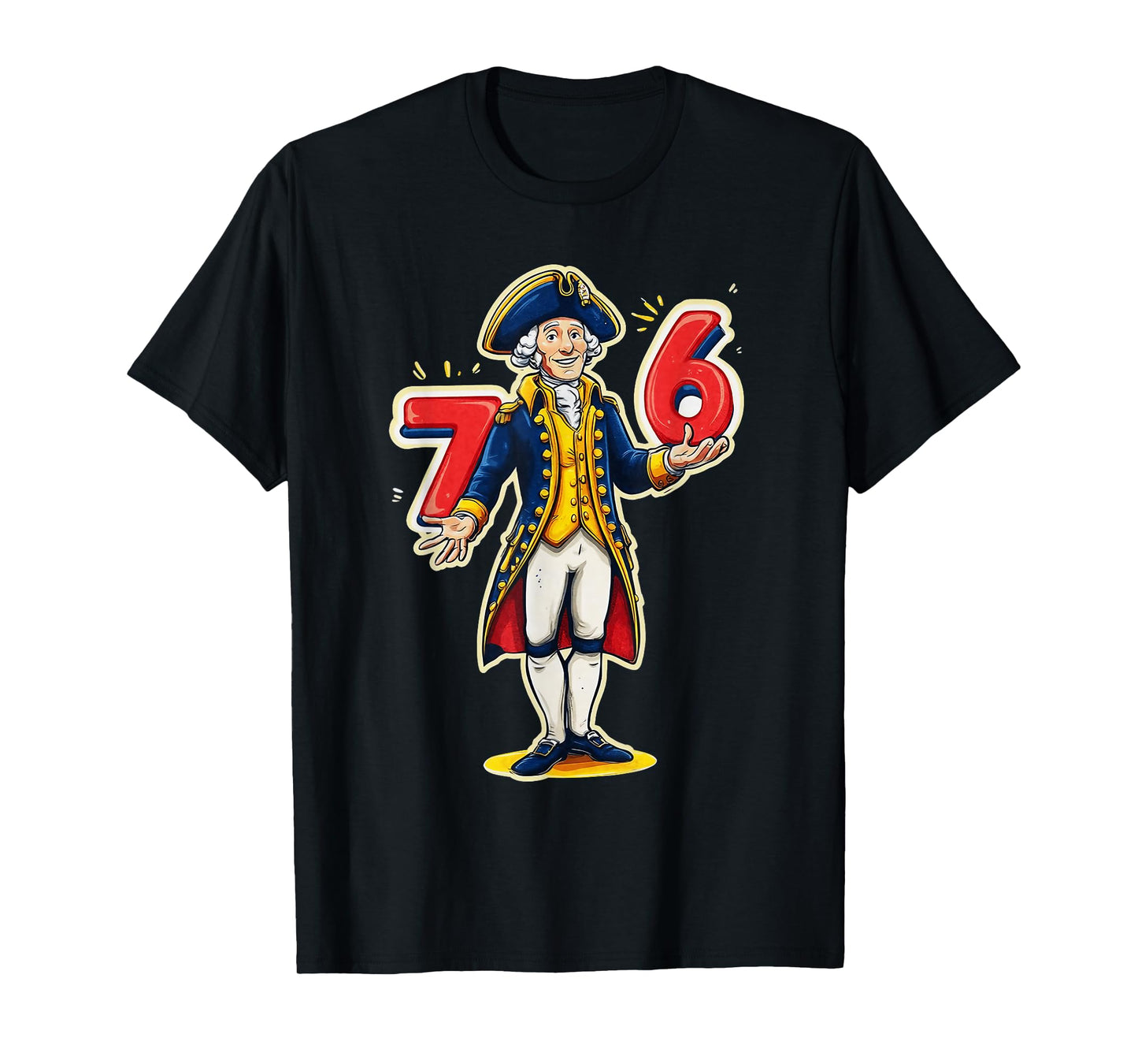 6-7 7-6 George Washington Shirt Six Seven American Design T-Shirt