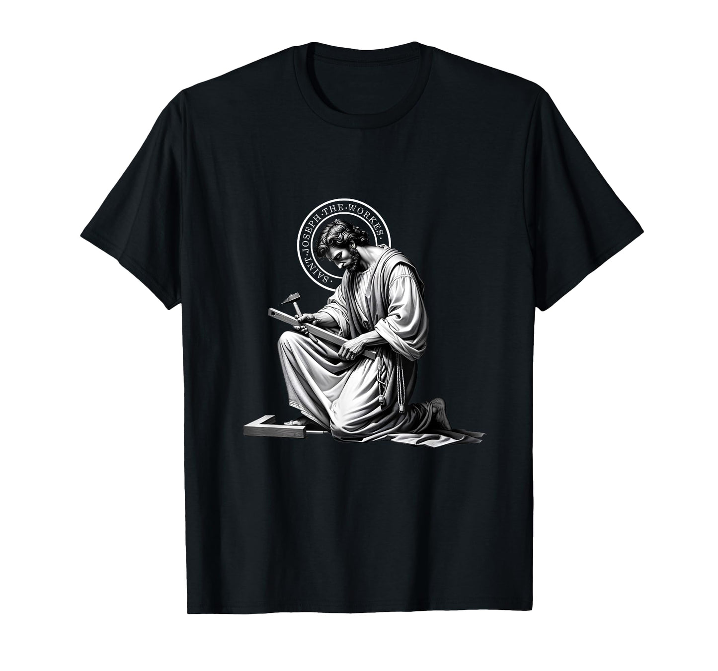 Saint Catholic Church St. Joseph The Worker Jesus Father T-Shirt