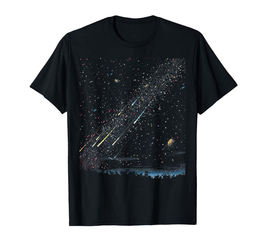 Pixel Meteor Shower T-Shirt