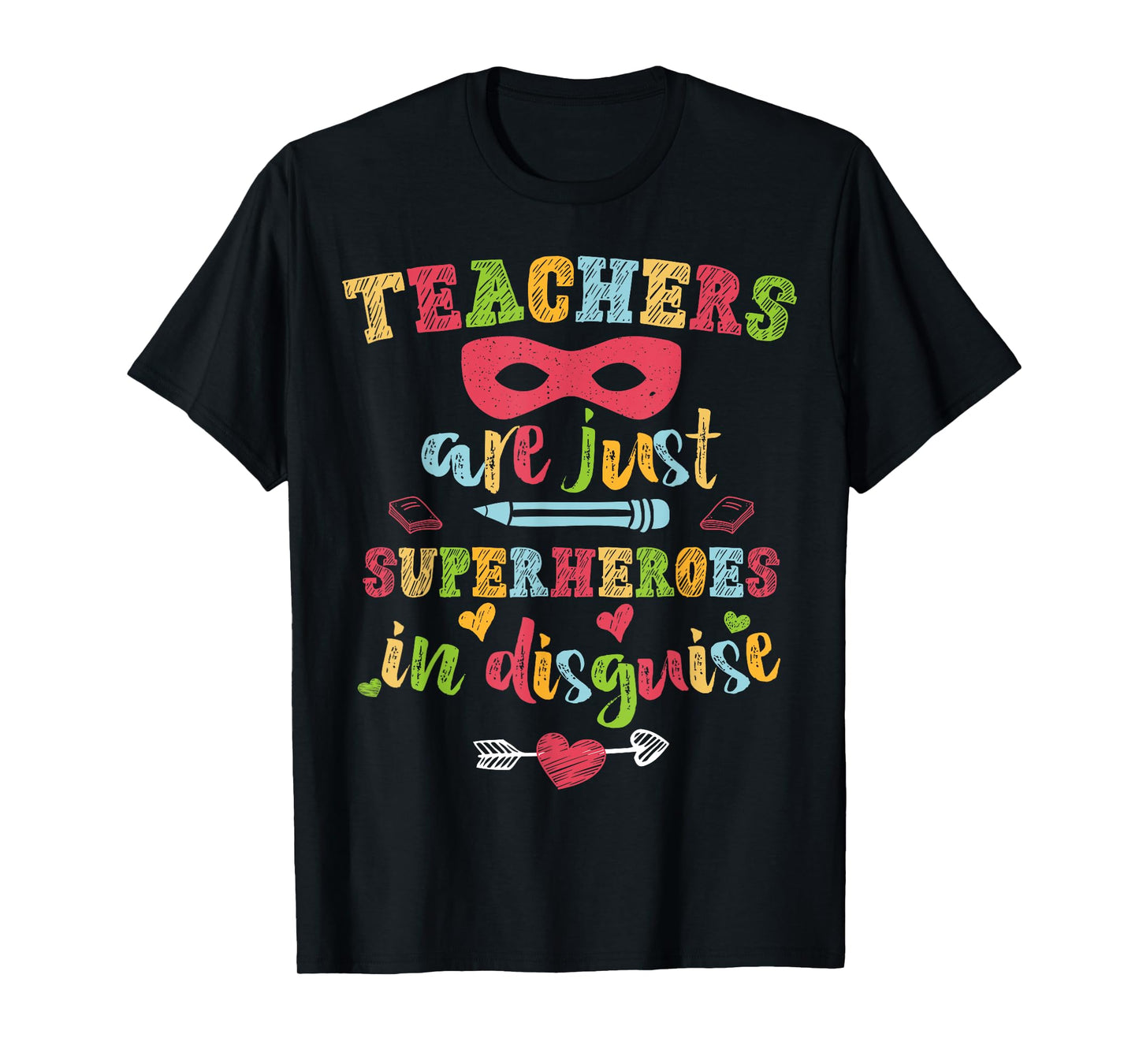 Back To School Teachers Are Just Superheroes hand drawn 2025 T-Shirt