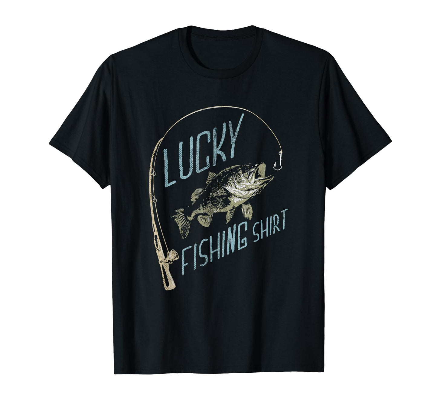Lucky Fishing Funny T-Shirt