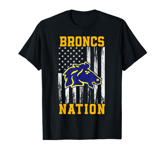 Sheridan Broncs Logo Nation HS T-Shirt