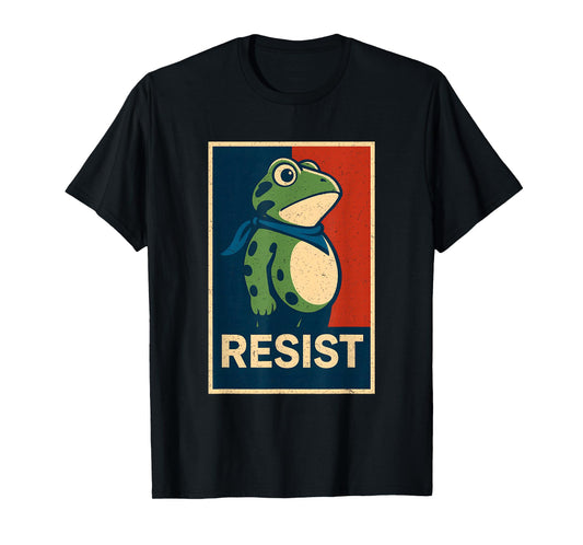 Portland Frog Protest Retro Vintag T-Shirt