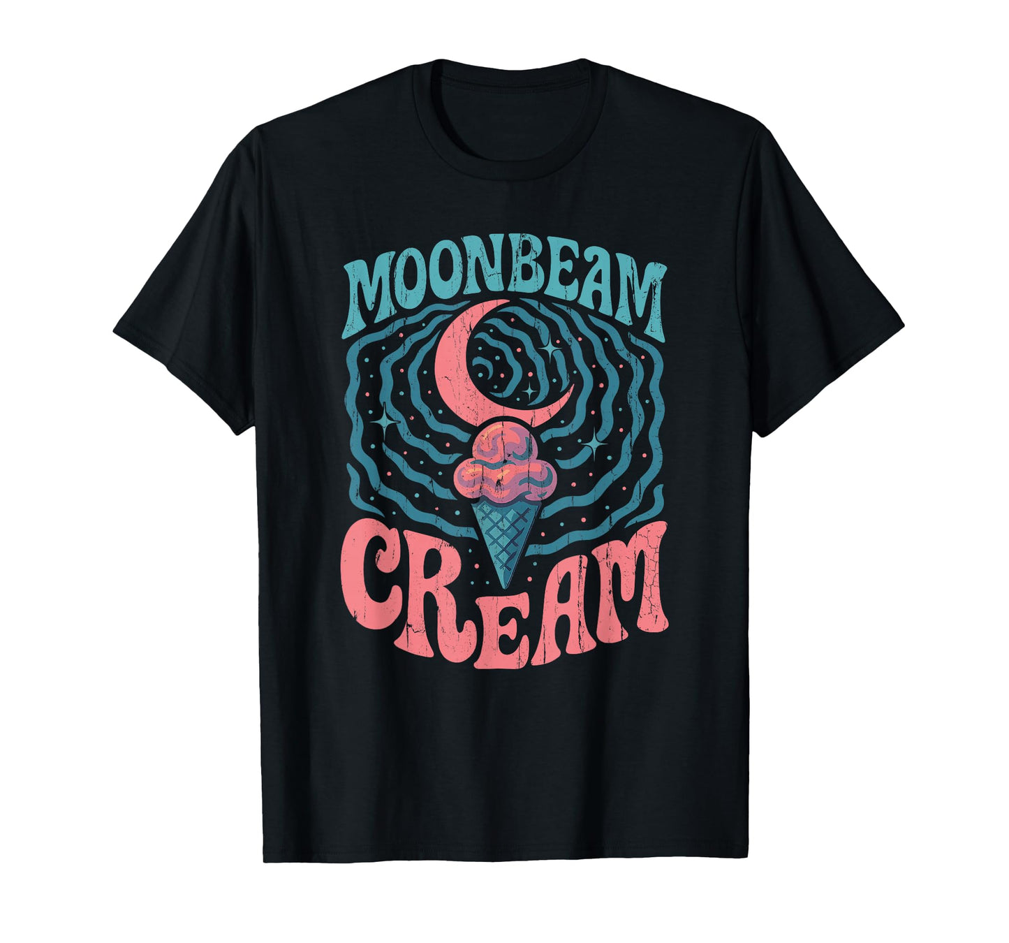 Moonbeam Ice Cream, Retro Style, Ice Cream Lover T-Shirt