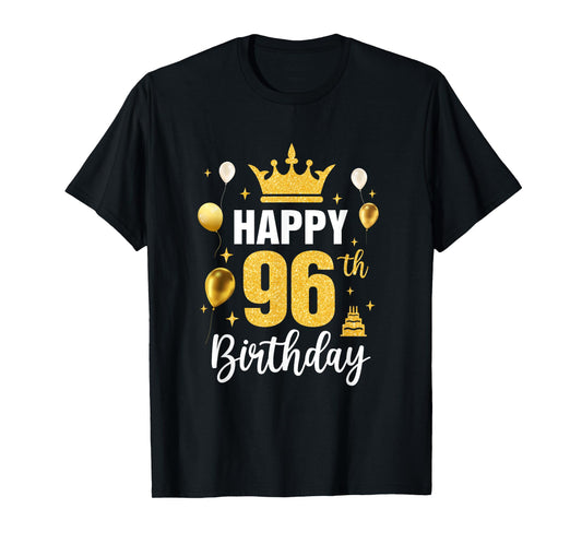 Happy 96Th Birthday Idea For 96 Years Old Man And Woman T-Shirt