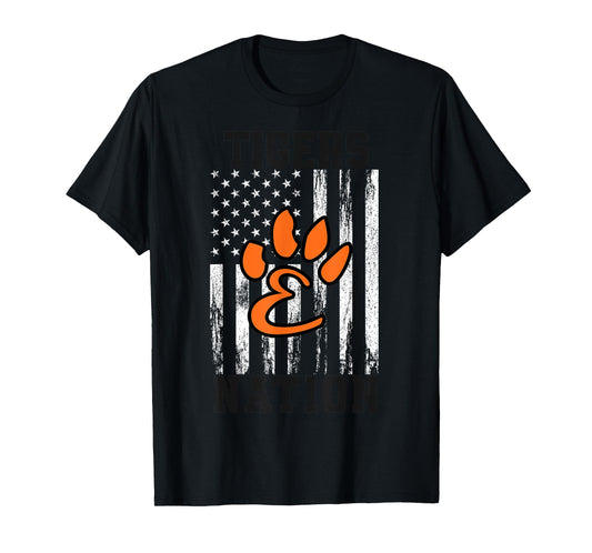 Edwardsville Tigers Logo Nation HS T-Shirt
